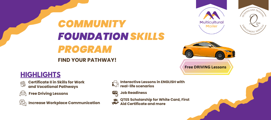 Community FOUNDATION skills program Community FOUNDATION skills program