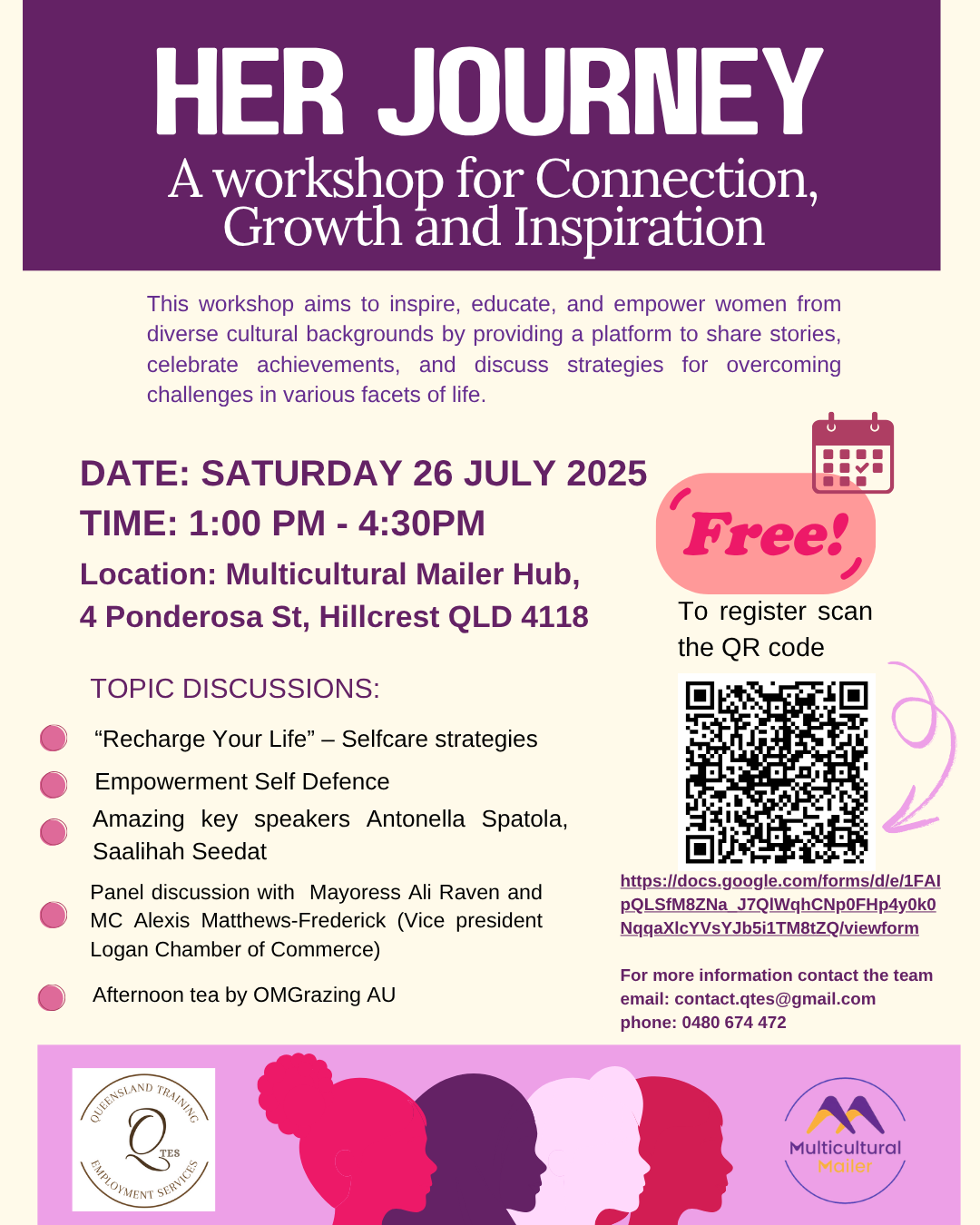 HER JOURNEY: A Workshop for Connection, Growth and Inspiration HER JOURNEY