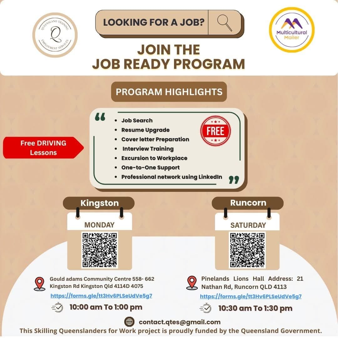 Job Ready Program with Free Driving Lessons – Your Path to Employment Starts Here Job Ready Program
