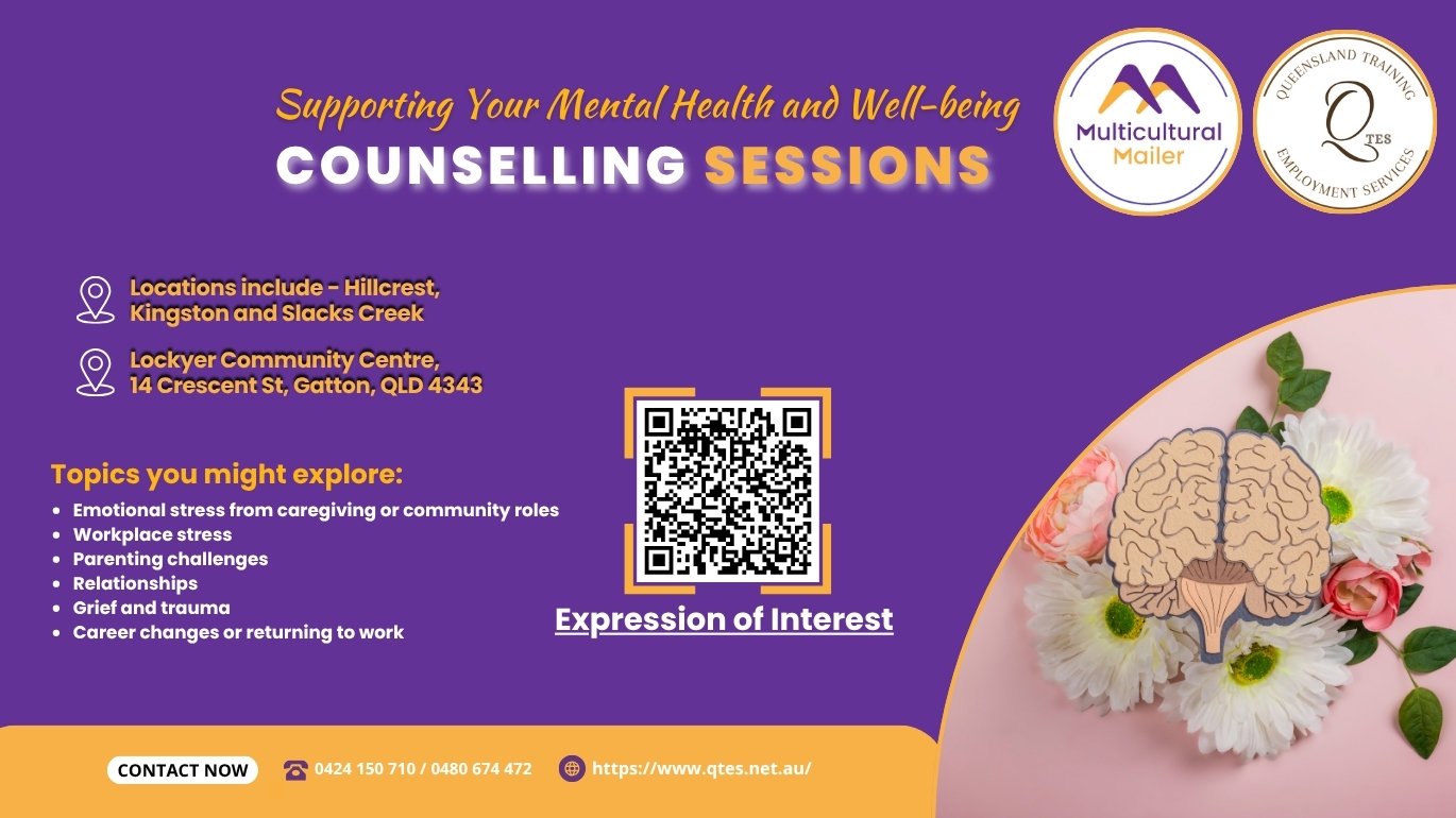 Counselling Sessions in Logan & Gatton | Mental Health Support