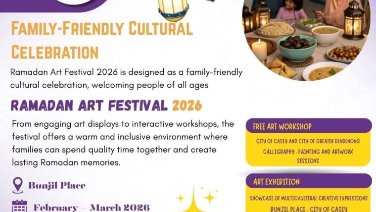 Ramadan Art Festival 2026: Art, Faith & Unity in Australia