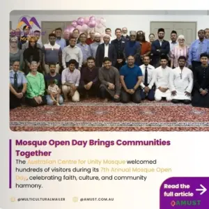 Mosque Open Day Brings Communities Together in Australia
