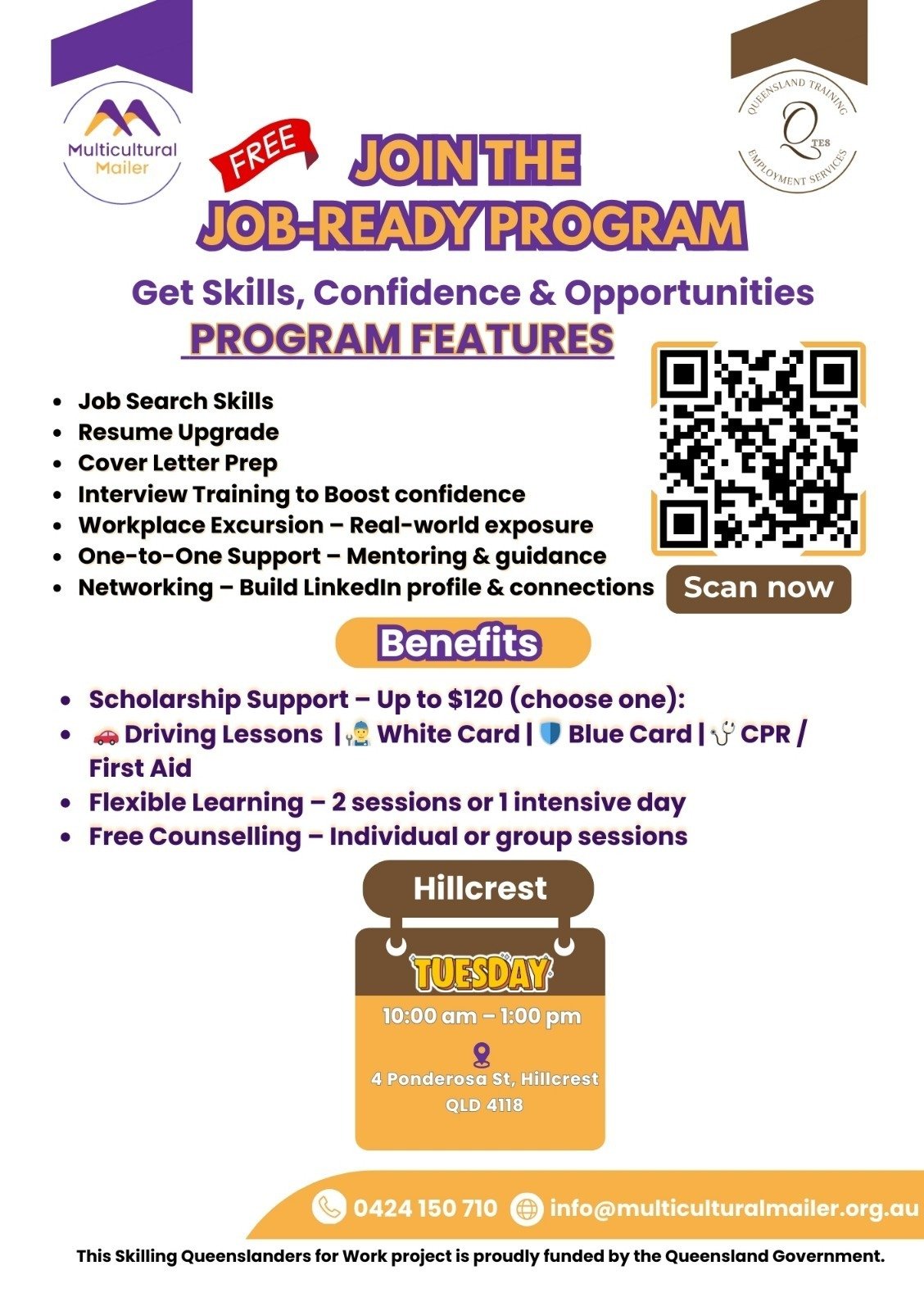 Job Ready Program Hillcrest Logan: Free Training & Job Skills