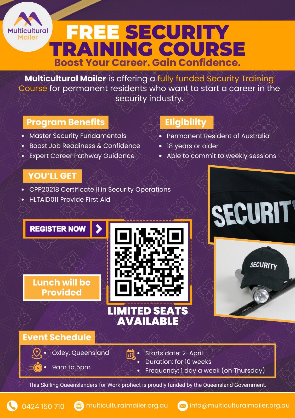 Free Security Training Course Oxley: Start Your Career in Security