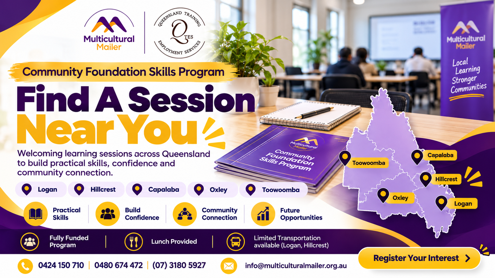 Community Foundation Skills Program | Queensland Sessions